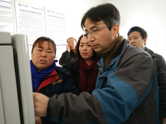 渭南市建设环保模范都会检查组到水情形公司大荔县城区污水处置惩罚厂检查创模事情