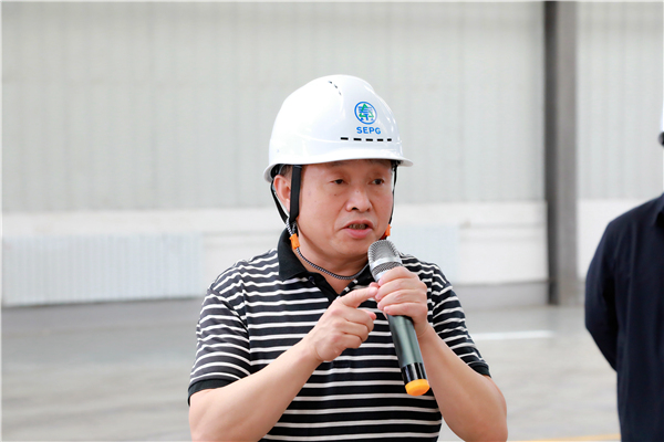 壹定发集团复工复产促增添项目观摩聚会与会职员走进大秦国源三秦环保秦邦园区在榆项目