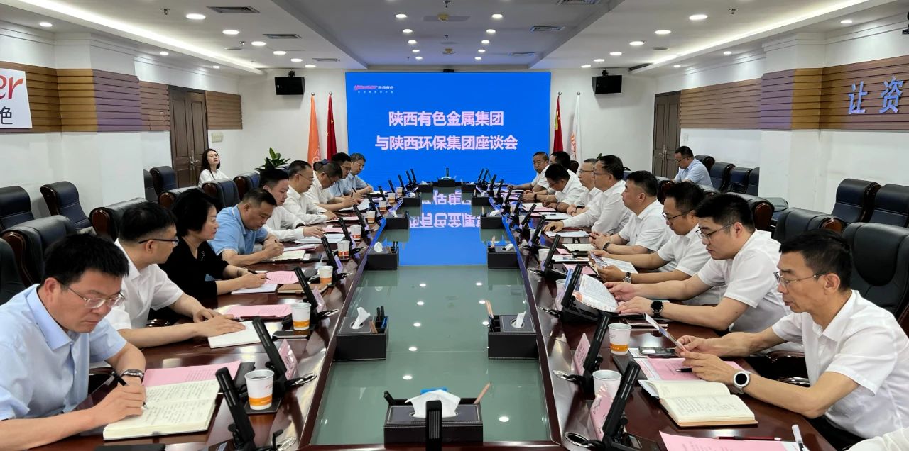 壹定发集团与陕西有色金属集团座谈交流